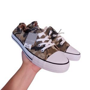 NWT Camo Slip On Sneakers